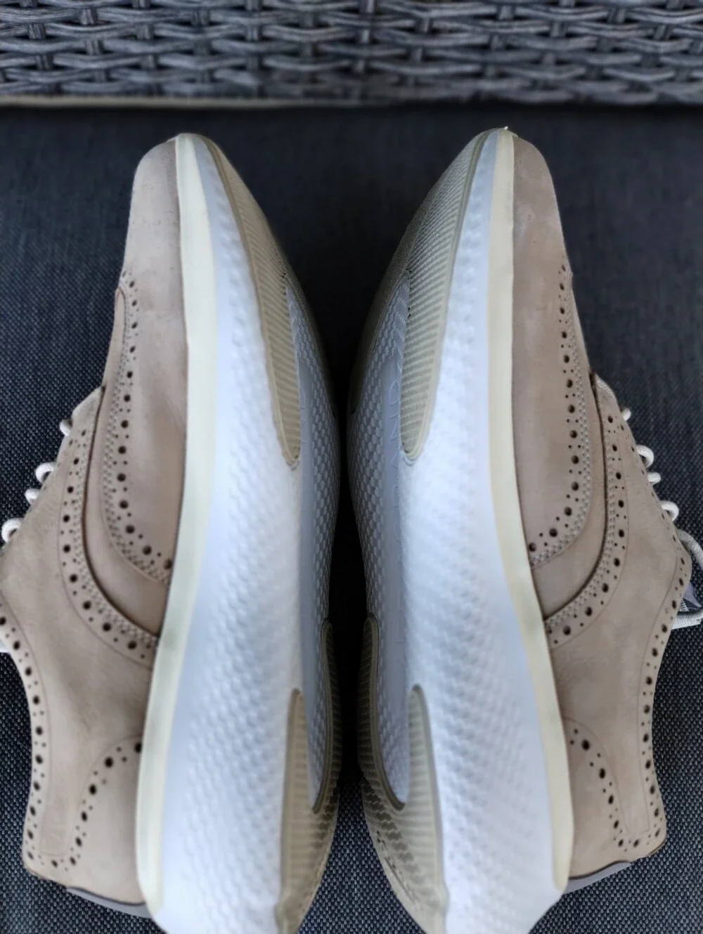 Cole Haan ZERØGRAND Changepace Wingtip Sneakers Men’s 11 Birch Nubuck